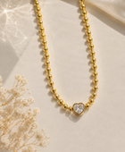 Shion Beaded Diamond Necklace
