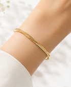 Sleeki Wavy Diamond Cuff
