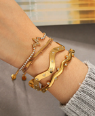 Evaki Wave Gold Cuff✨