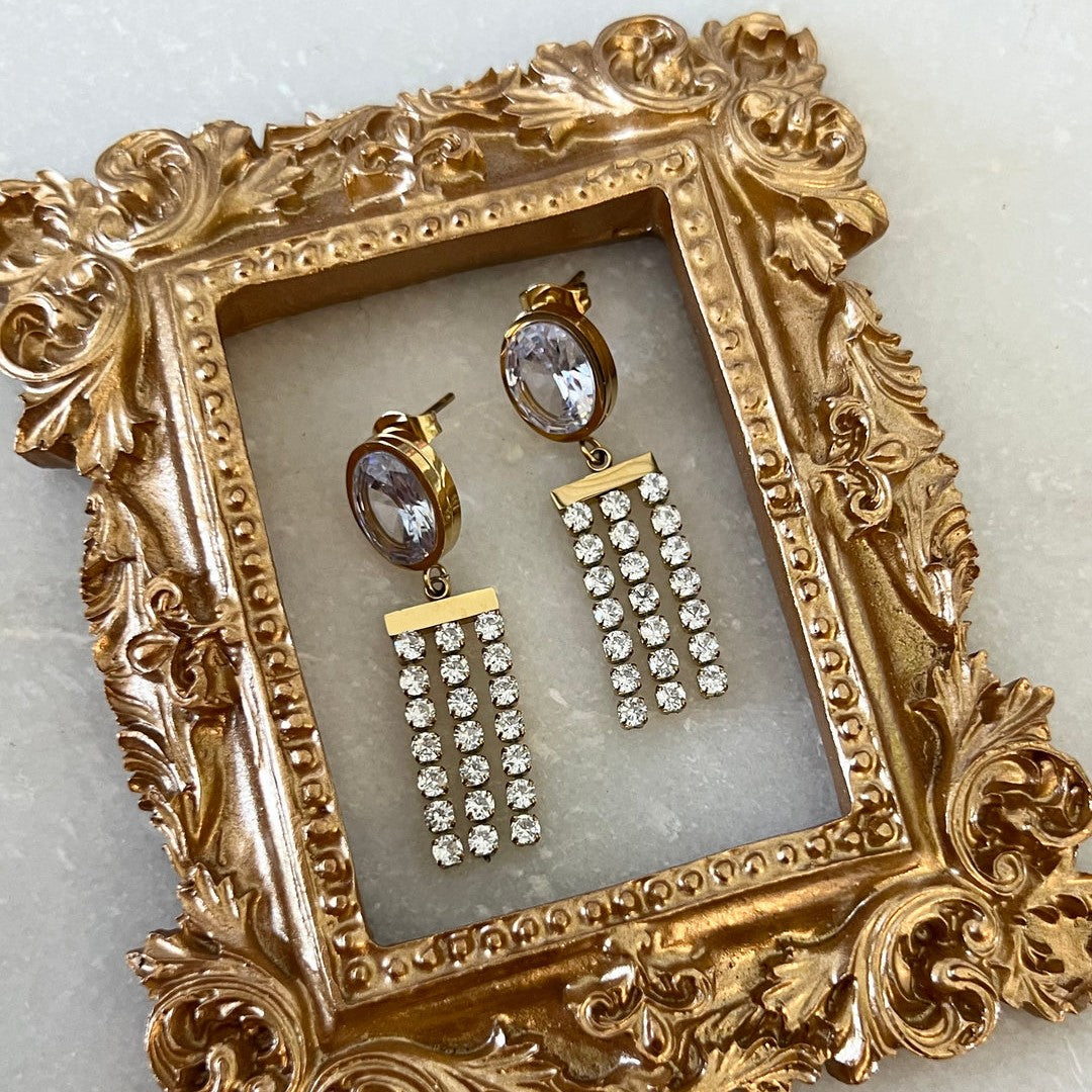 Tavi Diamond Statement Earrings