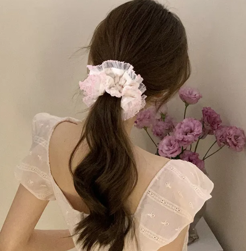 Rapunzel Frill Scrunchies