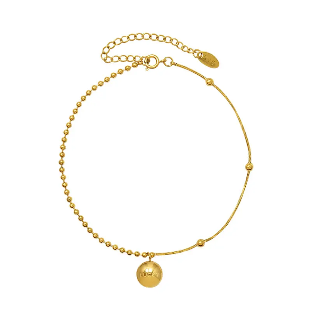 Love Charm Gold Anklet