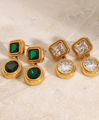 Riwana Statement Stone Earrings✨