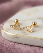 Junia Diamond Ball Back Studs