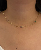 Rosy Dainty Charm Tulip Necklaces