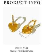 Dopina Diamond Heart Earrings✨