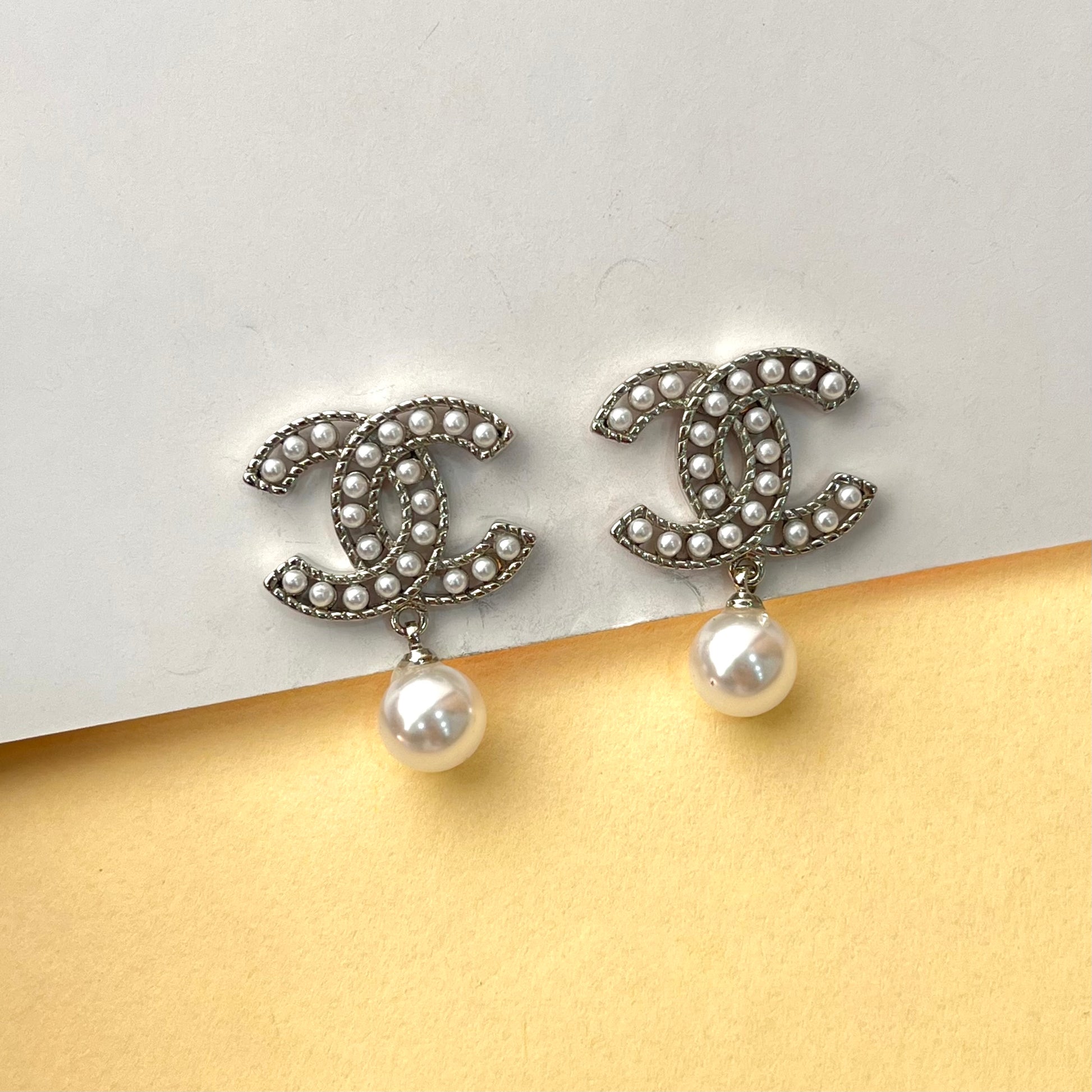 Brandi CC Pearl Earrings