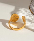 Double Shell Gold Ring