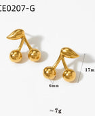 Baby Cherry Earrings