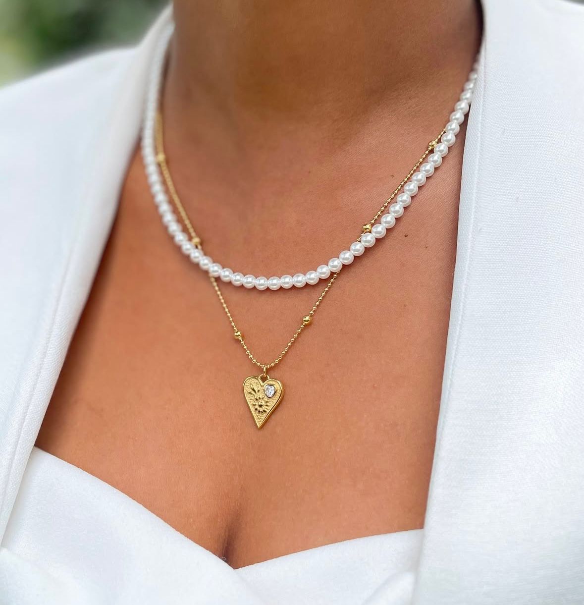 Royi Layered Pearl Necklace✨