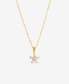 Veronica Diamond Flower Necklace