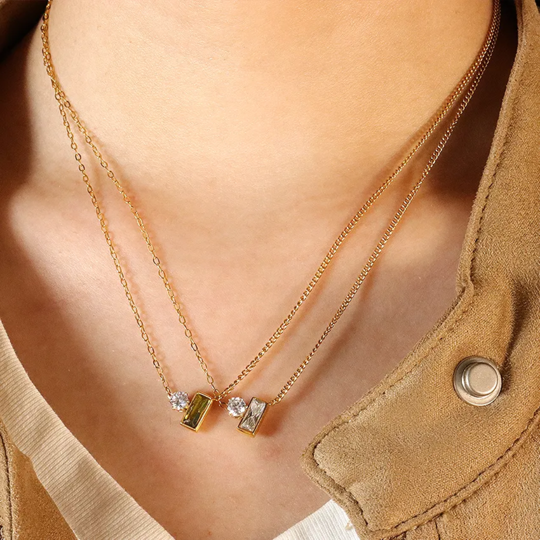 Suha Dainty Diamond Necklace