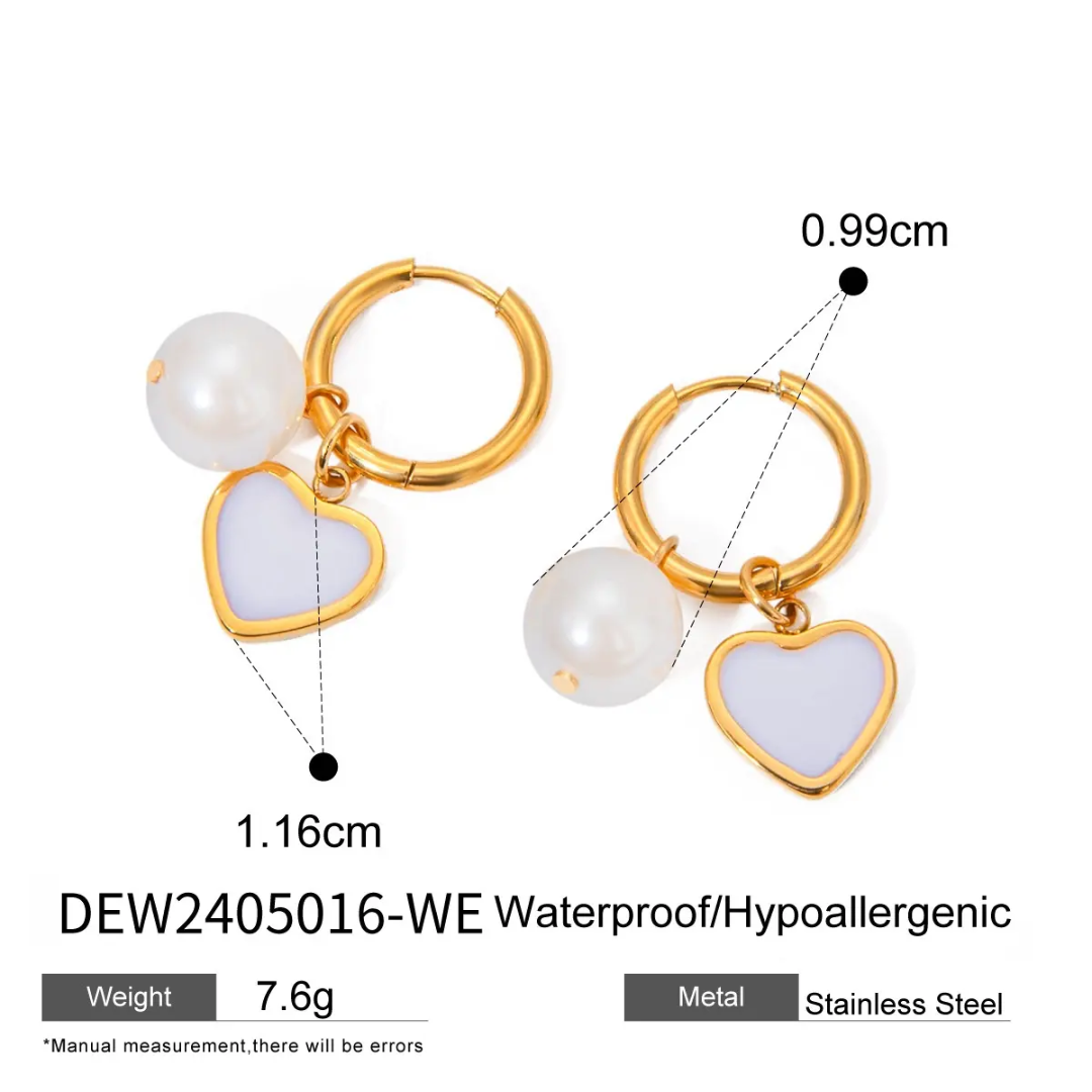 Ediva Heart Pearl Huggies