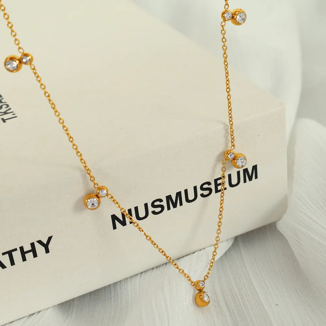 Miana Dainty Diamonds Necklace❤️