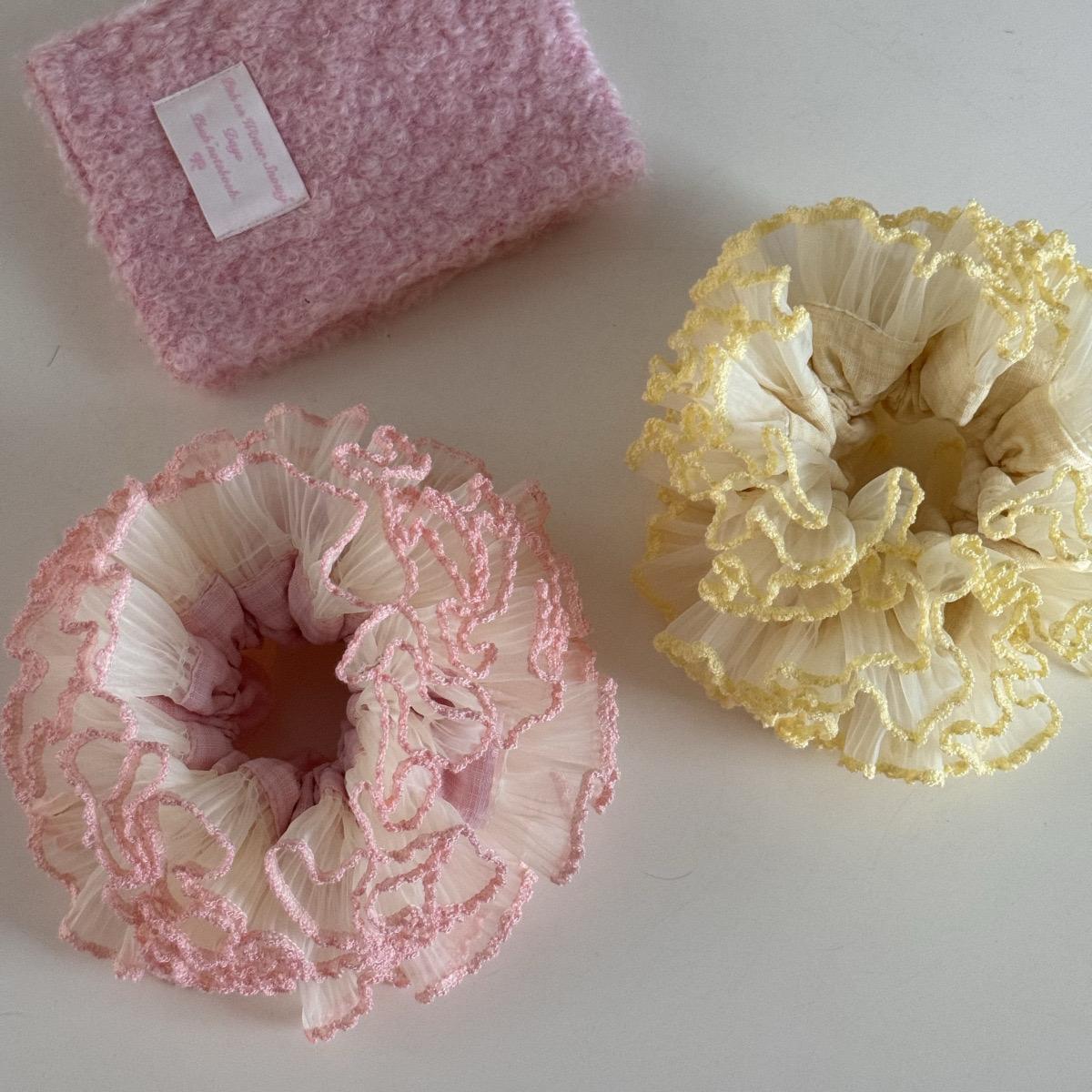 Rapunzel Frill Scrunchies