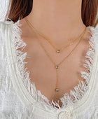 Leva Dual Diamond Necklace