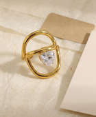 Besica Statement Heart Ring