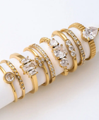 Julie Solitaire Statement Rings