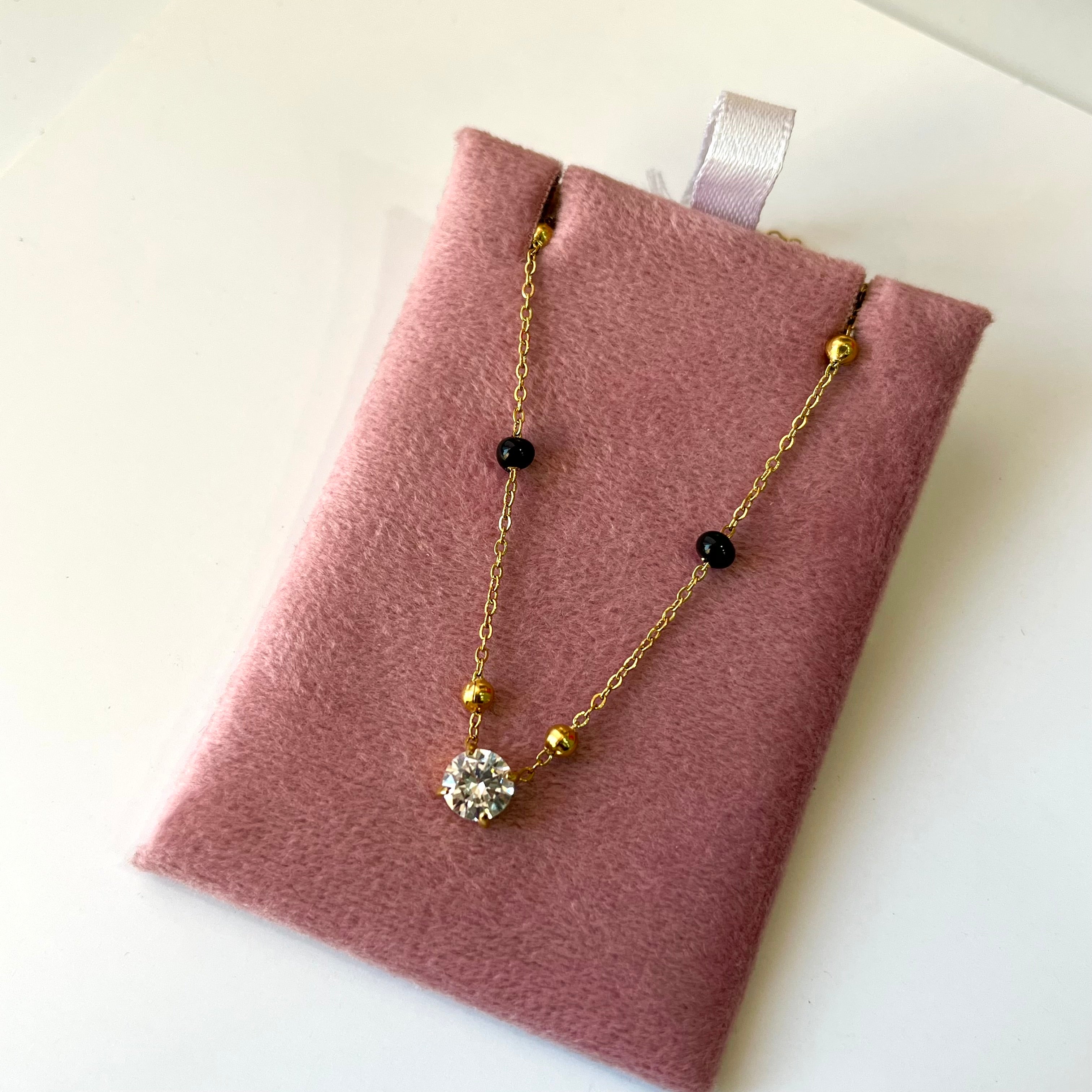 Zeraki  Minimal Diamond Mangalsutra✨