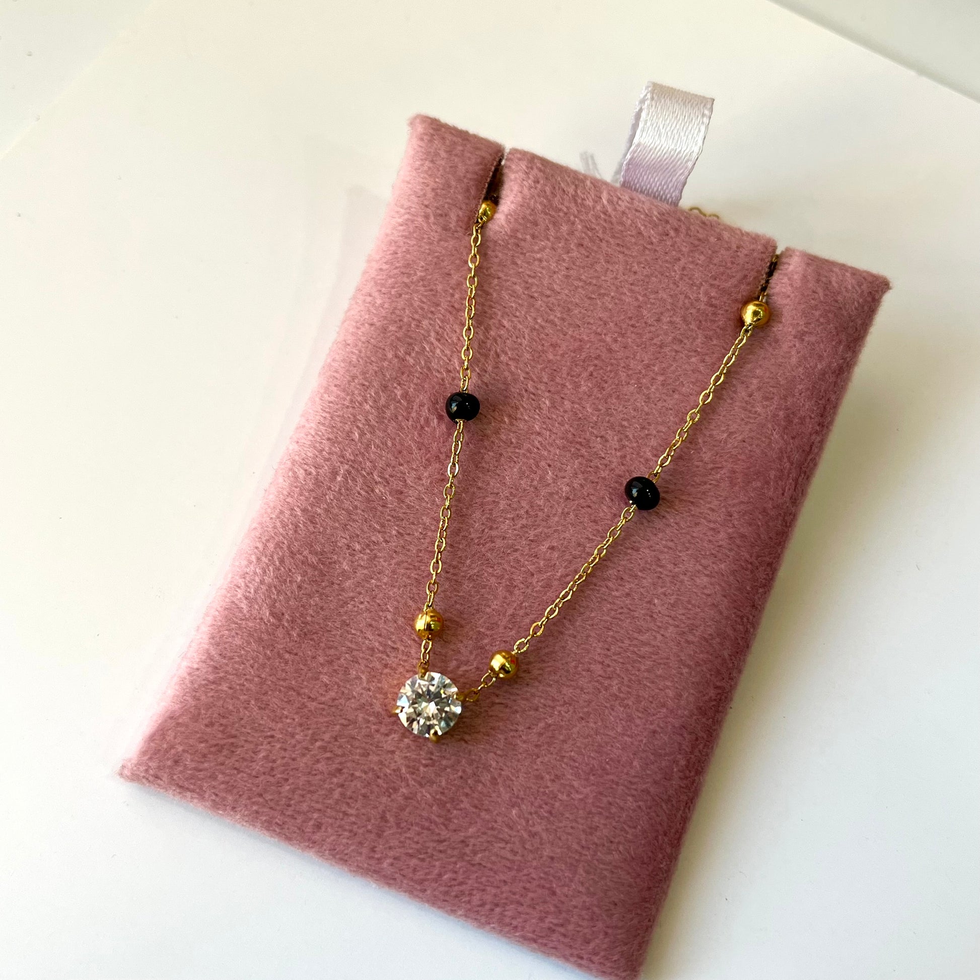 Zeraki  Minimal Diamond Mangalsutra