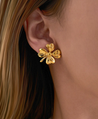 Four Petal Flower Earrings