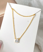 Dripping Drop Diamond Necklace