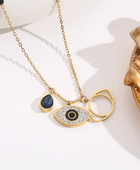 Mioni Evil Eye Gold Necklace