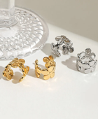 Clea Flower Earcuffs