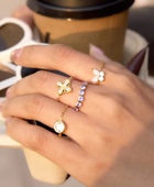Helia Chain Cute Diamond Rings