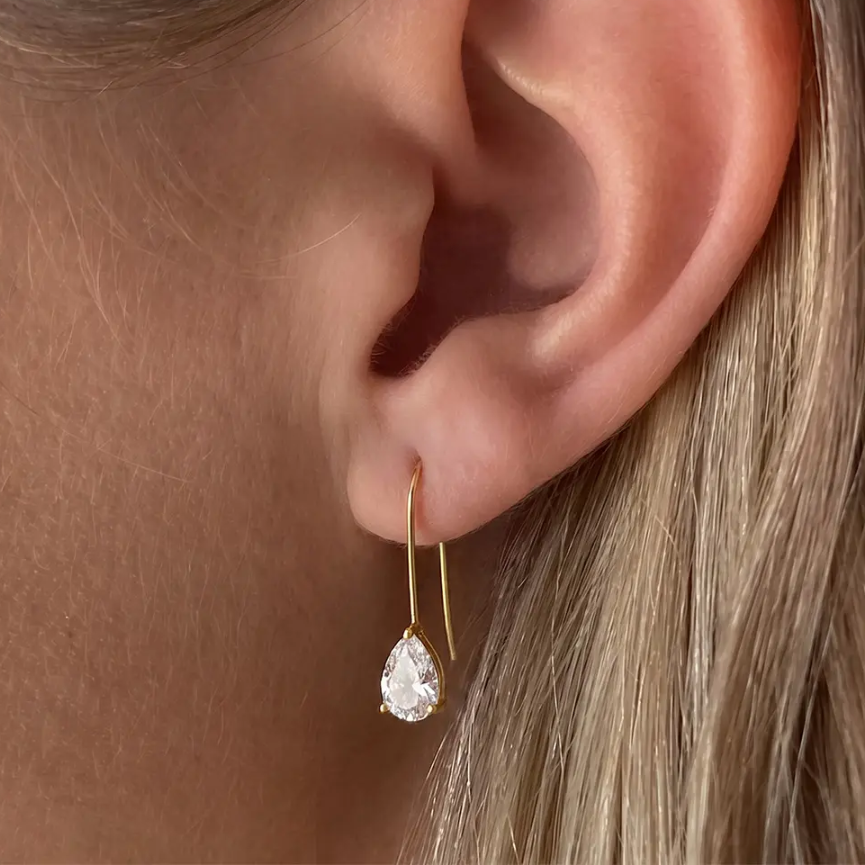 Gemini Drop Diamond Earrings✨