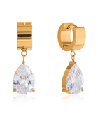 Cheri Drop Diamond Huggies