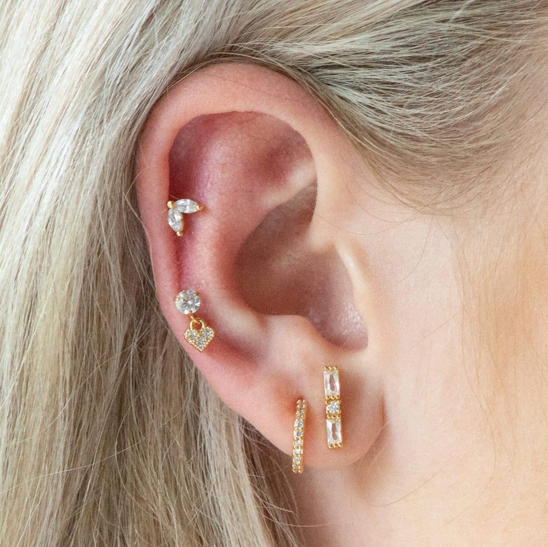 Piercing Minimal Gold Studs✨