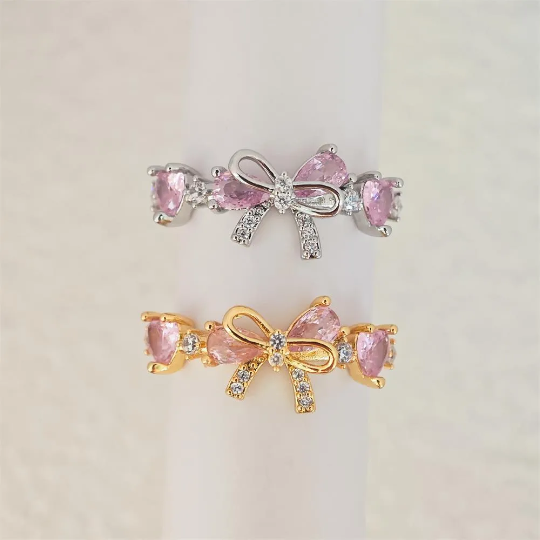 Ribbon Cute Bow Rings