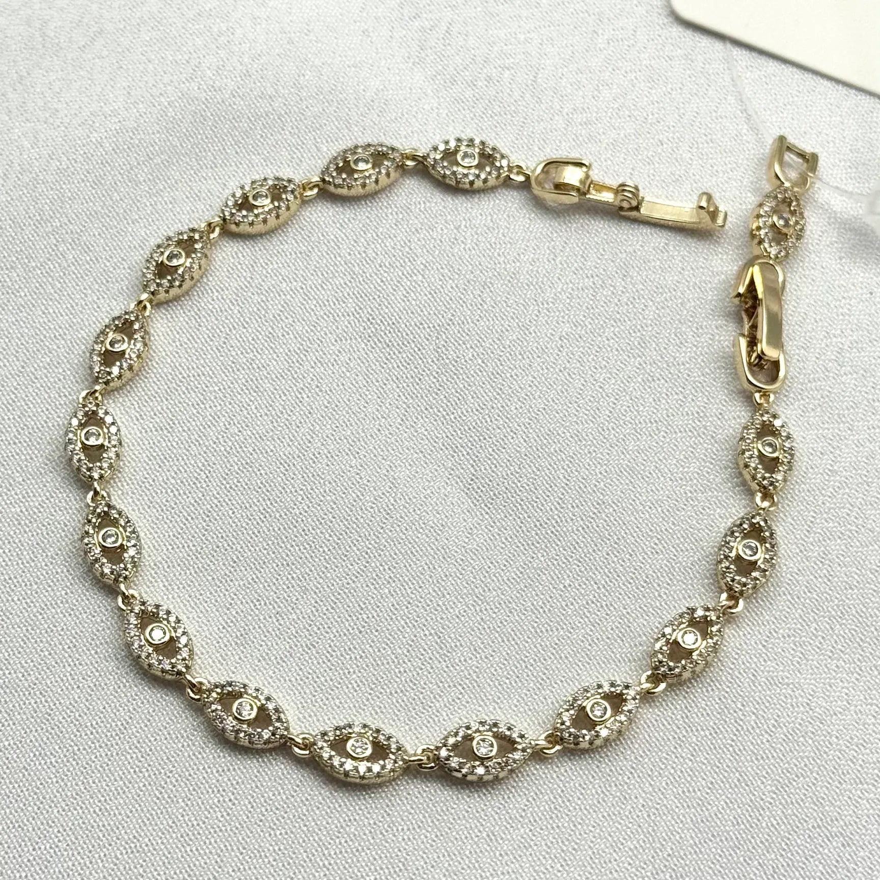 Eternity Evil Eye Tennis Bracelet