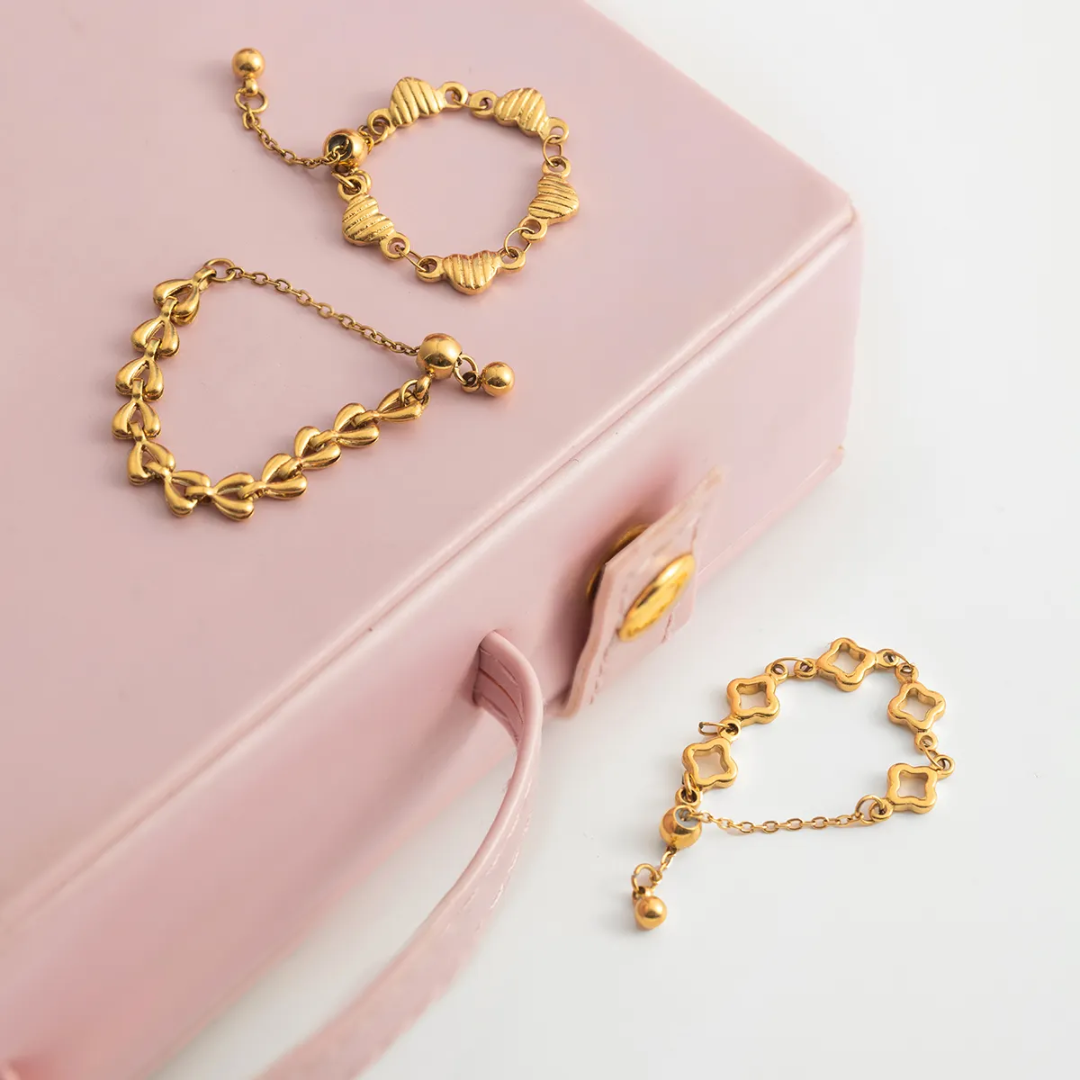 Jibi Heart Dainty Rings