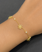 Blooming Flower Gold Bracelet