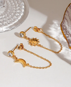 Mooni Sun Long Pretty Earrings