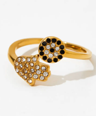 Humsai Nazar Gold Ring✨