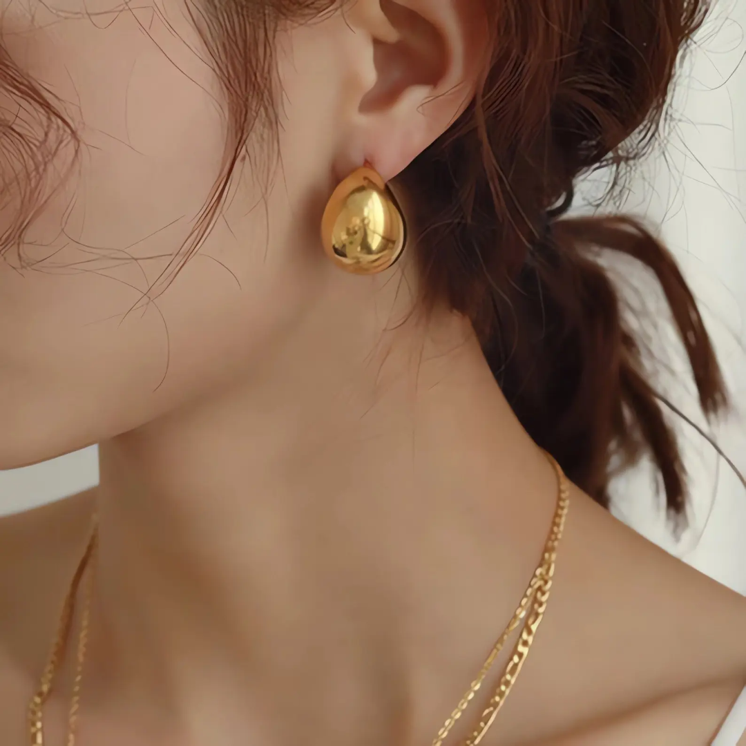 Betty Ball Gold Hoops
