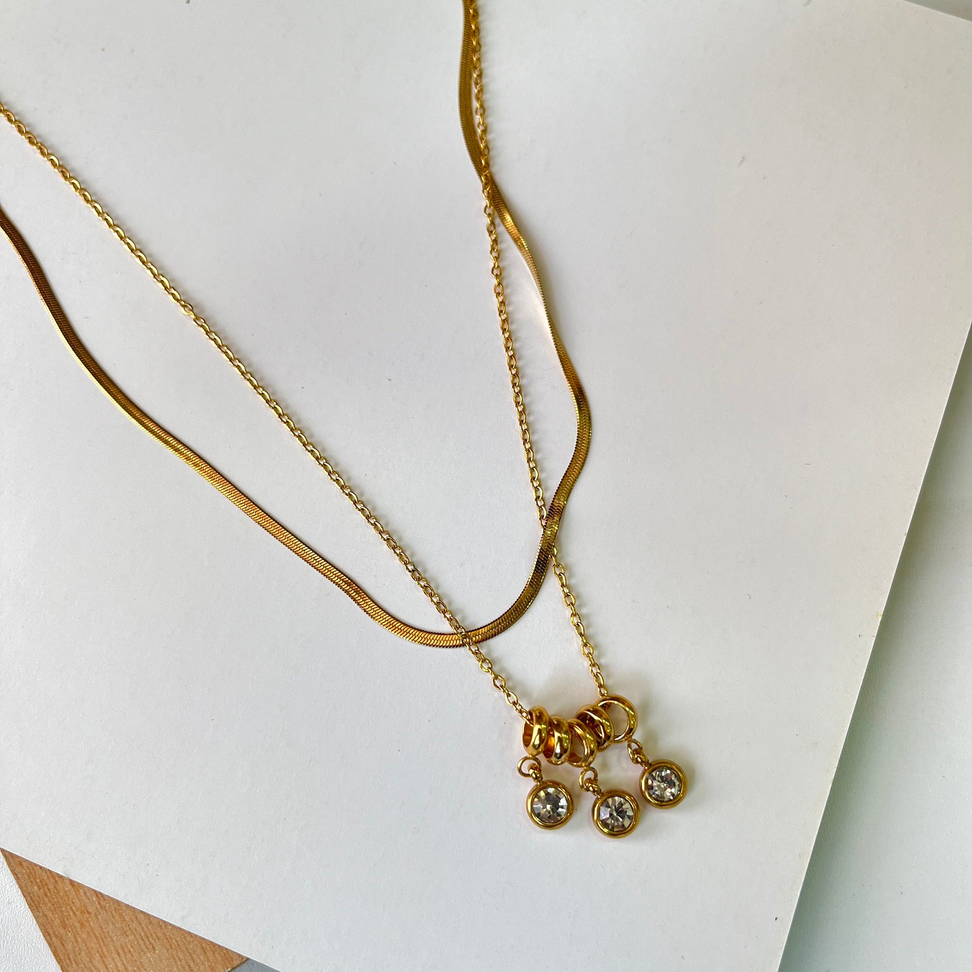 Virasi Layered Diamond Necklace