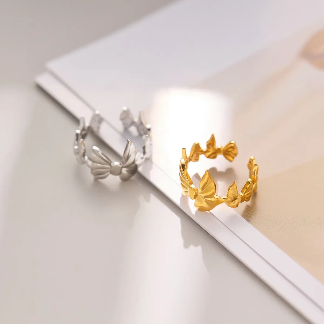 Bow Gold Ring