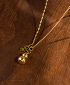 Wish Bottle Gold Necklace✨