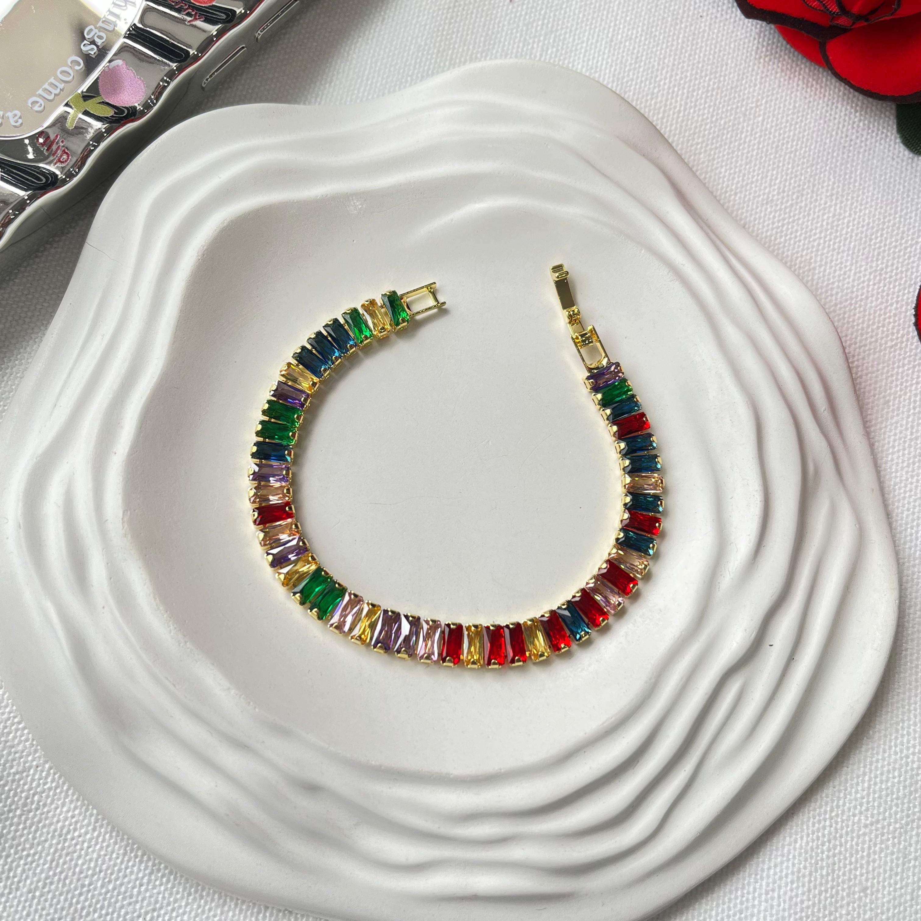 Multicolour Tennis Bracelets