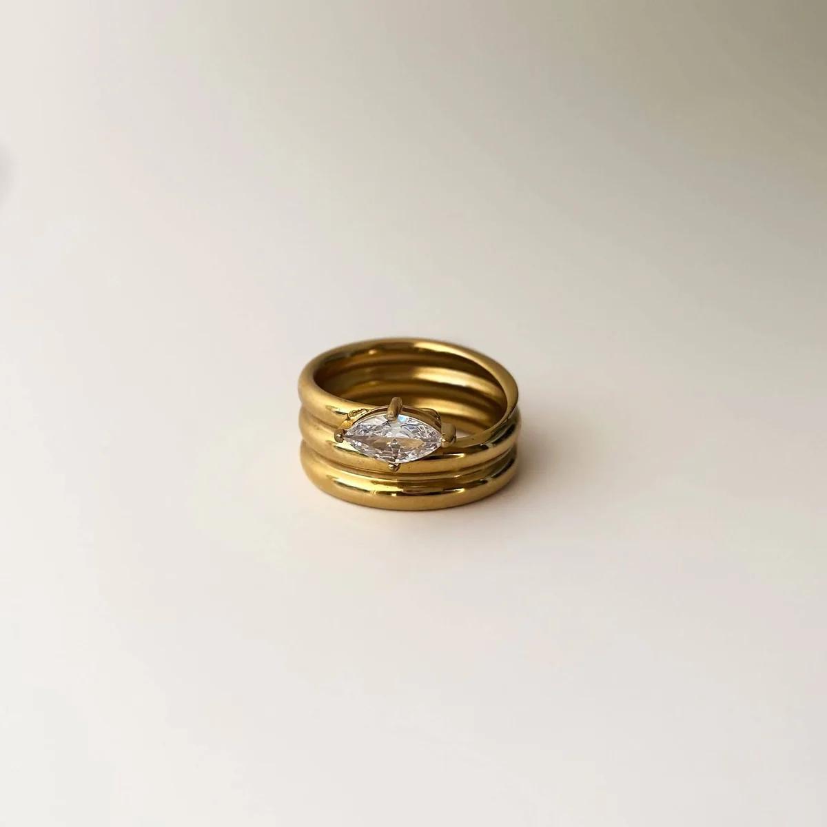 Jupina Diamond Bold Ring✨❤️