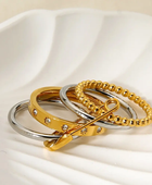 Mouni Stackable Pin Ring