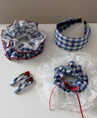 Snow White Lace Scrunchies