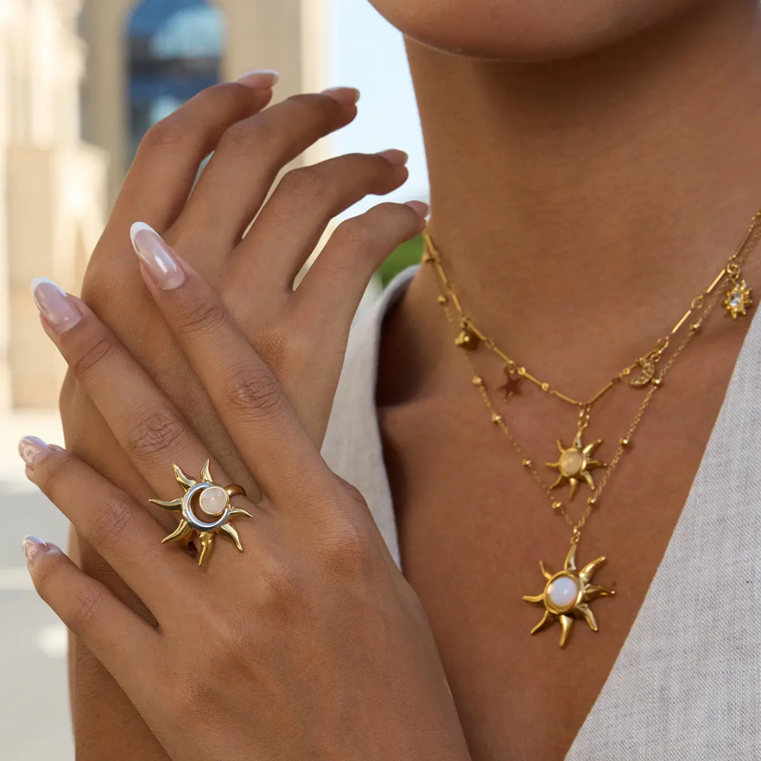 Giving Shine Sun Statement Ring