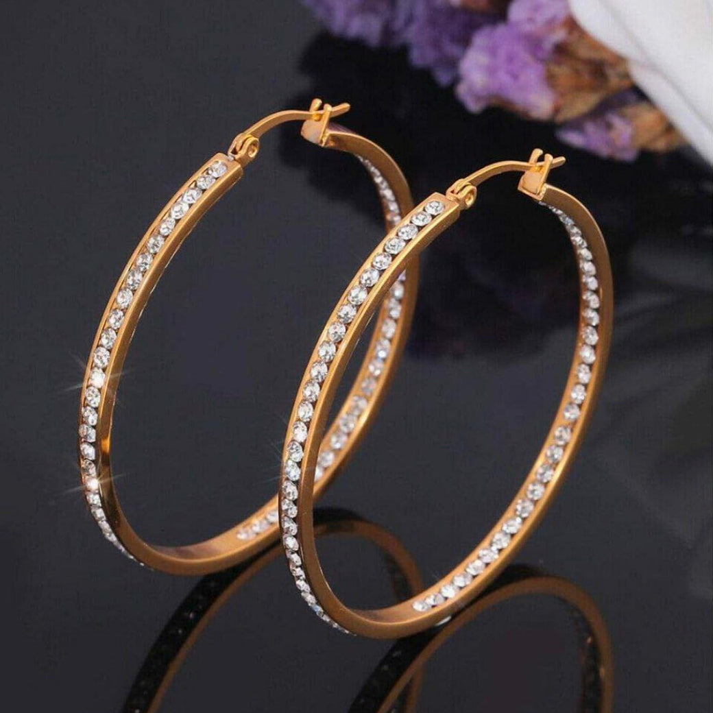 Ruois Big Diamond Hoops