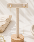 Madonna Sui Dhaga Heart Earrings