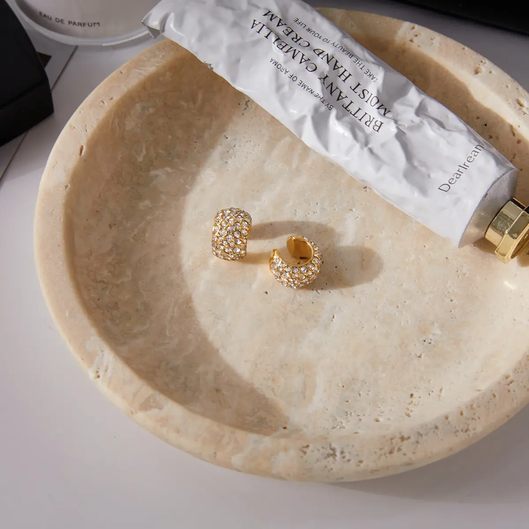 Disco Diamond Statement Earcuffs(PAIR)✨